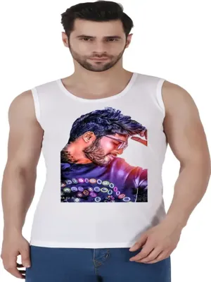 omoxo printed vest allu anime